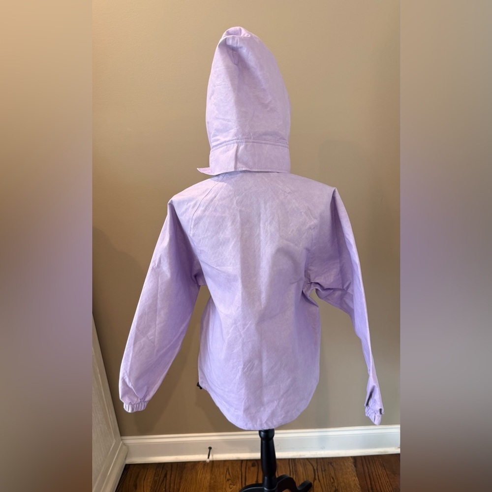Women’s FROGG TOGGS Pro Action waterproof hooded lavender jacket. Size Small - Picture 3 of 9